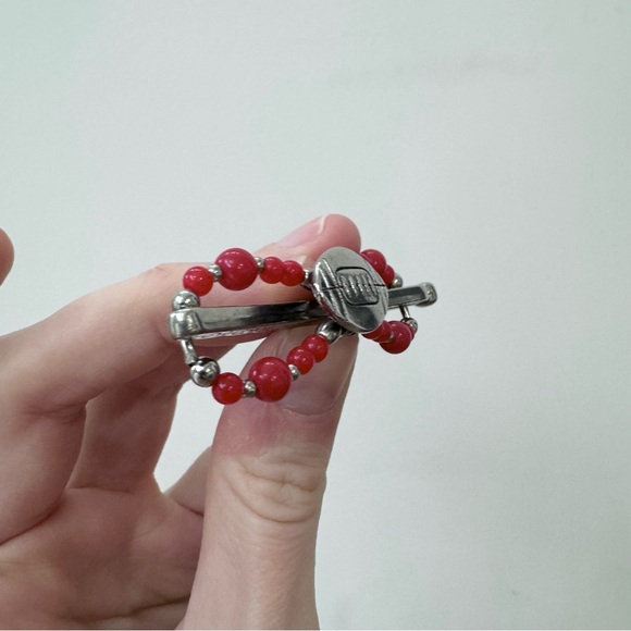 Lilla Rose Flexi Clip Red Football XS - Picture 5 of 6